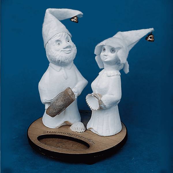 Rügener Kreidemännchen "Stimmungspaar'